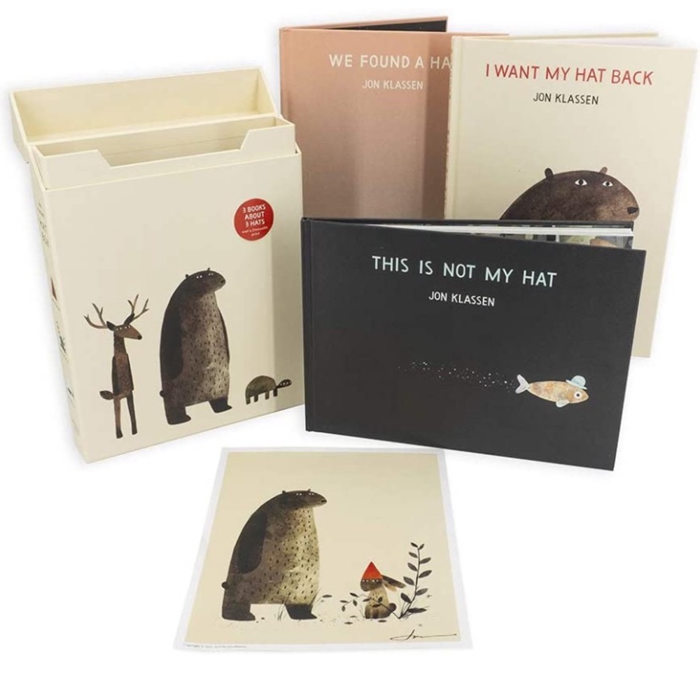 NEW 3 Books about Hats Book Box